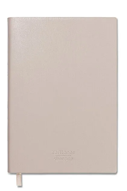 VJ SOFTTONS ESNEK KAPAK 17X25CM B5 128 YAPRAK ÇİZGİLİ DEFTER PASTEL KAHVE