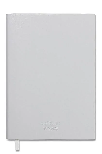 VJ SOFTTONS ESNEK KAPAK 17X25CM B5 128 YAPRAK ÇİZGİLİ DEFTER GRİ