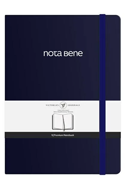 VJ PREMİUM SERT KAPAK DEFTER A4 192 SYF ÇİZGİLİ LACİVERT