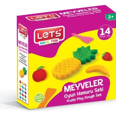 LETS' OYUN HAMURU SETİ MEYVELER