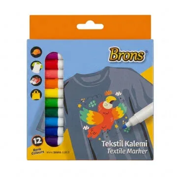 12Lİ TEKSTİL KALEMİ SETİ