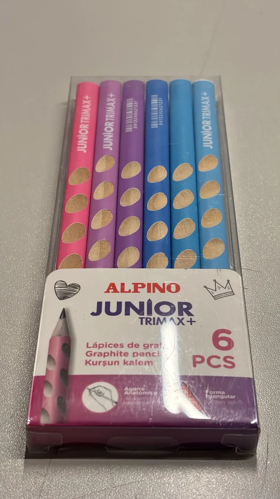 ALPINO JUNIOR TRIMAX 6LI SET PEMBE MAVİ TONLARI