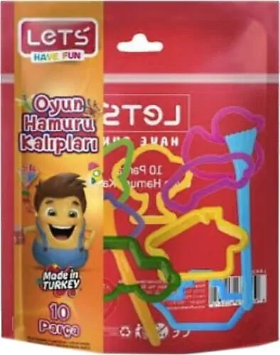 LETS OYUN HAMURU KALIPLARI 8 PARÇA L8411