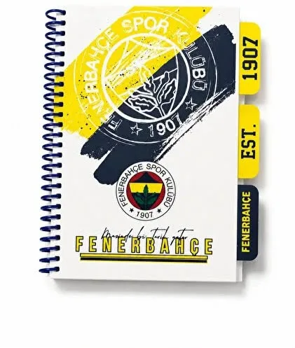 FENERBAHÇE BLOKNOT PLANLAYICI AYRAÇLI SPİRALLİ