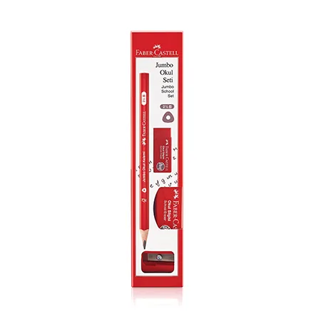 FABER-CASTELL JUMBO OKUL KALEMİ SETİ