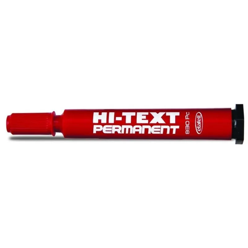 HI-TEXT MARKÖR KESİK UÇ KIRMIZI
