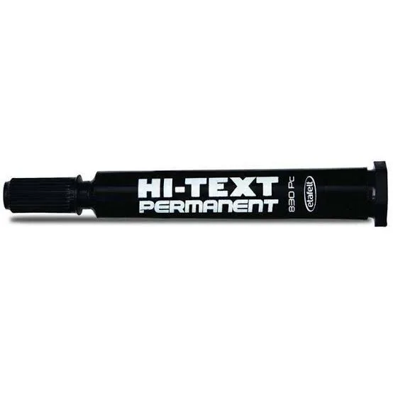 HI-TEXT MARKÖR KESİK UÇ SİYAH