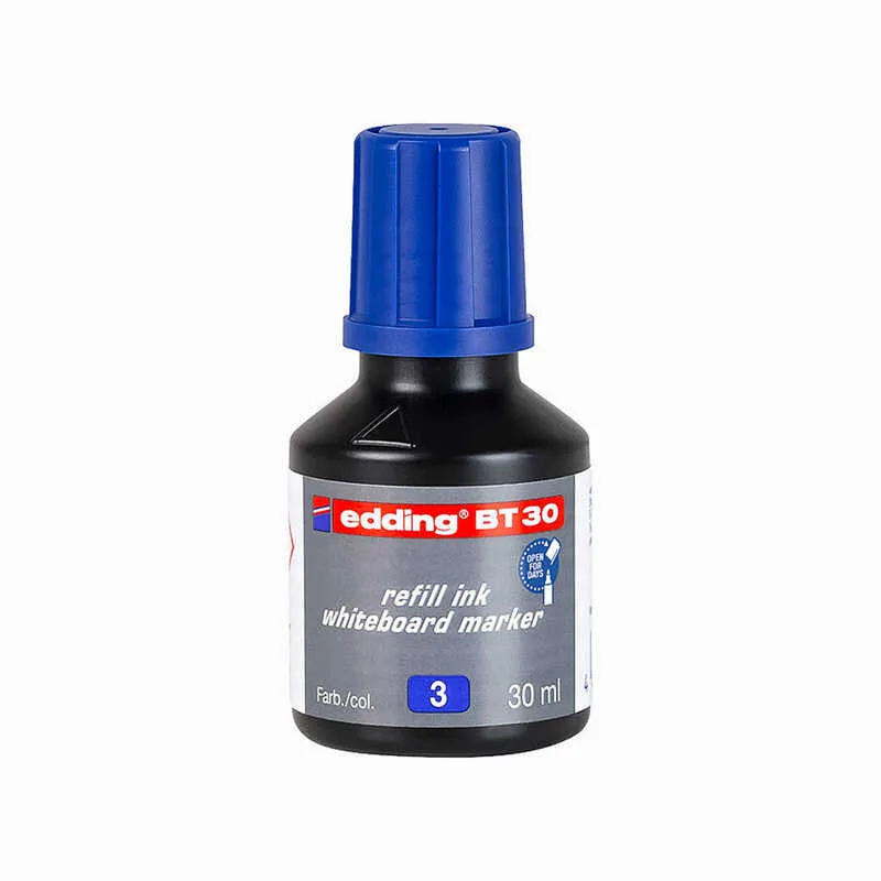 EDDİNG BT 30 ML BEYAZ TAHTA MÜREKKEBİ - MAVİ