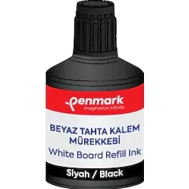 PENMARK BEYAZ TAHTA KALEMİ MÜREKKEBİ 100 ML SİYAH