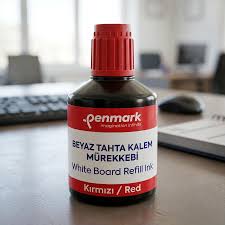 PENMARK BEYAZ TAHTA KALEMİ MÜREKKEBİ KIRMIZI