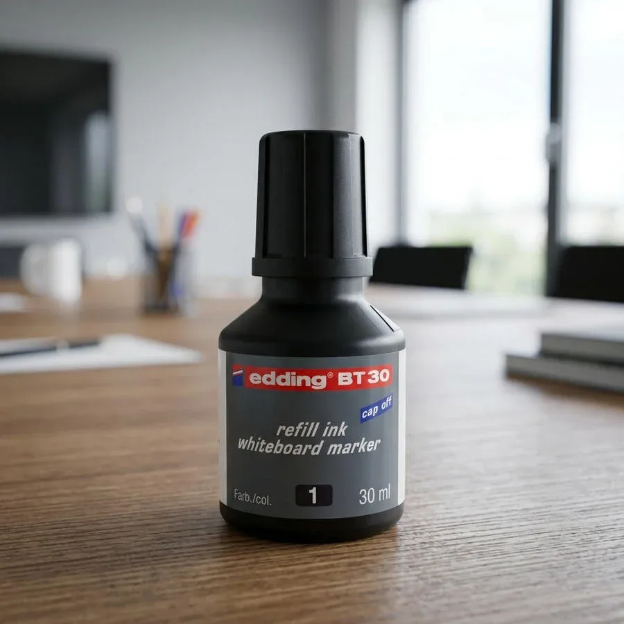 EDDİNG BT 30 ML BEYAZ TAHTA MÜREKKEBİ - SİYAH