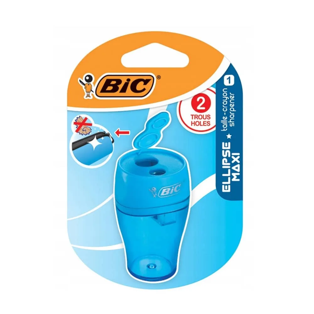 Bic Ellipse Maxi Çift Delikli Kapaklı Kalemtraş 9505181
