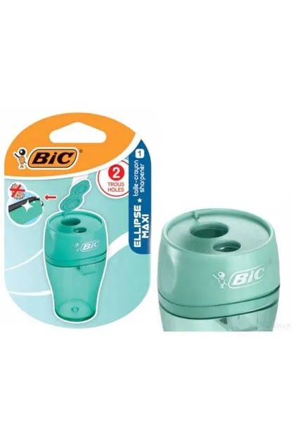 Bic Ellipse Maxi Çift Delikli Kapaklı Kalemtraş 9505181