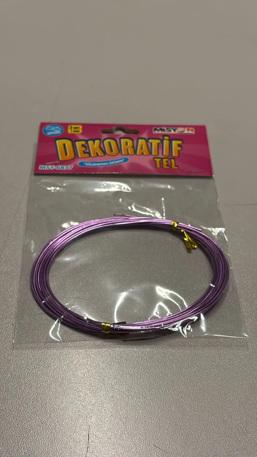 DEKORATİF TEL 3MT 1MM