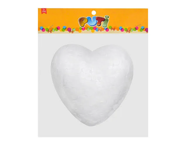 VİVA PUTİ KÖPÜK KALP 18 CM TEKLİ