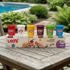 LETS 6 Lİ OYUN HAMURU 690 GR