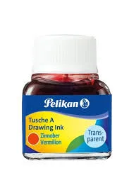 PENSAN ÇİNİ MÜREKKEBİ KIRMIZI 10ML