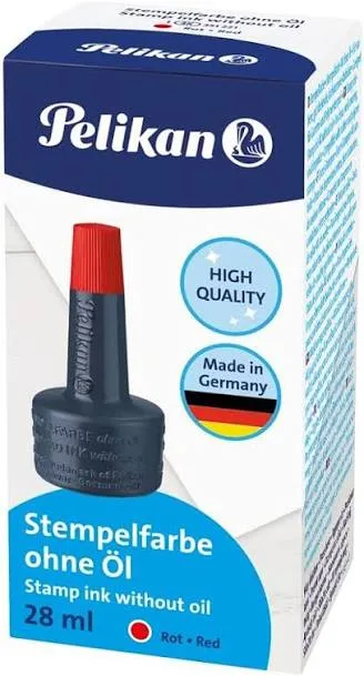 PELİKAN STAMPA MÜREKKEBİ KIRMIZI 30 CC
