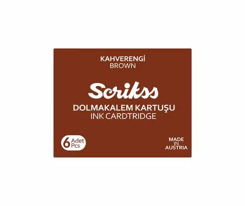 SCRİKSS DOLMAKALEM KARTUŞU KAHVE