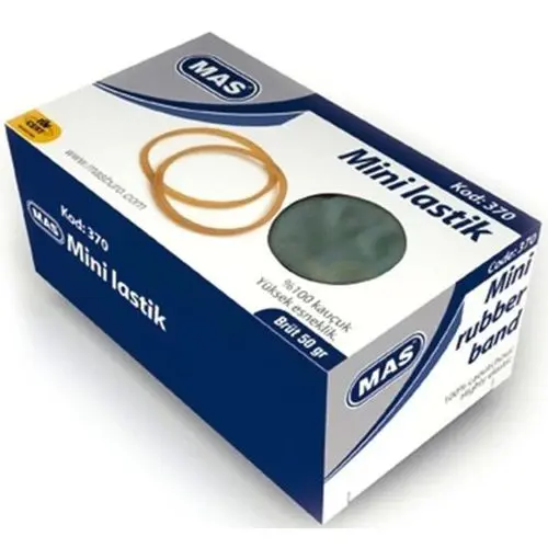 MAS 40/25MM (TOKA) AMBALAJ LASTİĞİ %100 KAUÇUK(50 GR.KUTU)