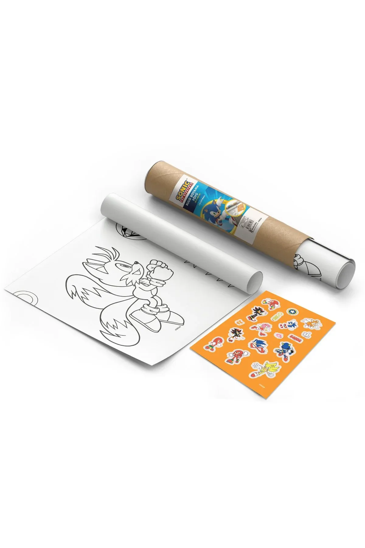 Sonic 30*250 Çıkartmalı Rulo Boyama Föyü