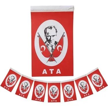 İpli Ay-Yıldız Bayrak Orta Paket
