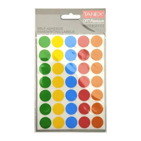 TANEX ETİKET OFC-131 MİX COLOR