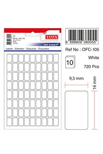 Tanex Etiket Ofc-105