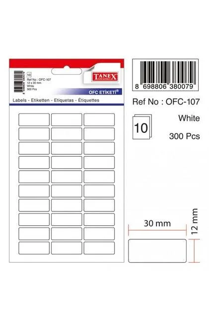 Tanex Etiket Ofc-120