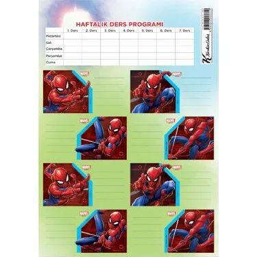 Spider Ders Prog.3Lü Etiket