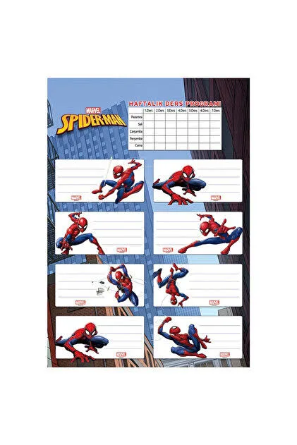 Spider Ders Prog.3Lü Etiket