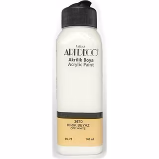 Artdeco Akrilik Boya 3670 Kırık Beyaz 140ml