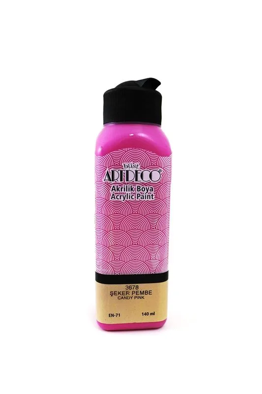 Artdeco Akrilik Boya 3678 Şeker Pembe 140ml
