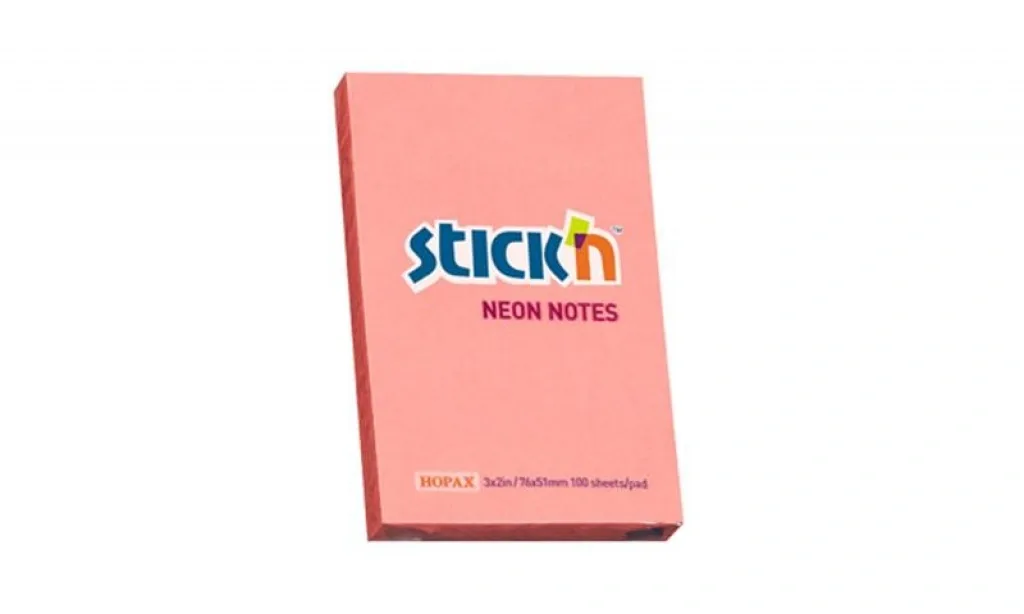 GIPTA STICKN 76X51 NEON PEMBE 100YP