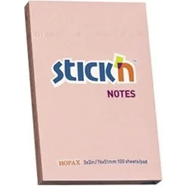 Gıpta Pastel Yapışkanlı Not Kağıdı 76x51 100 Yp Pembe