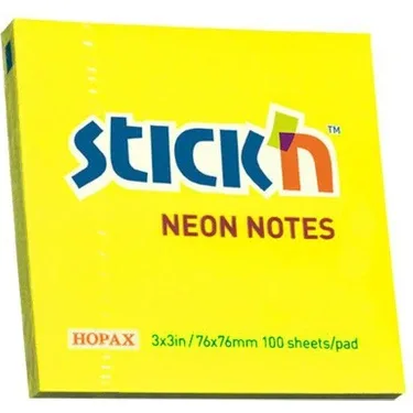 Gıpta Stıckn 76x76 Neon Lemon 100Yp