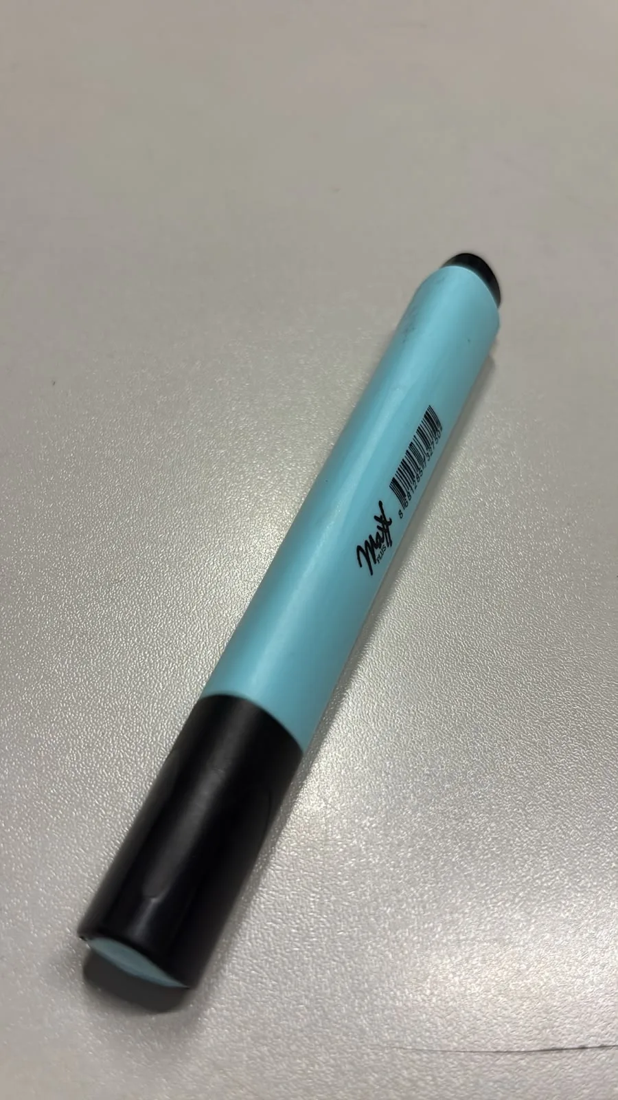 Maxx Pastel Renkler Uzun Fosforlu Mavi Objeli Kalem