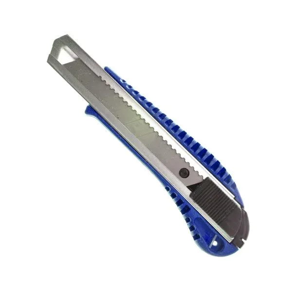 Mas Bion Maket Bıçağı - Plastik Gövde - Metal Yataklı - No:18 9312 Mavi Objeli