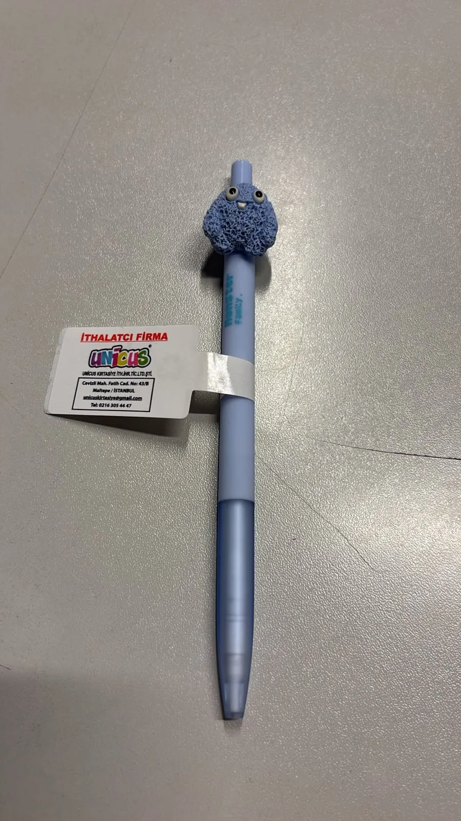 Unicus 0.7mm Monster Family Versatil Kalem Açık Mavi
