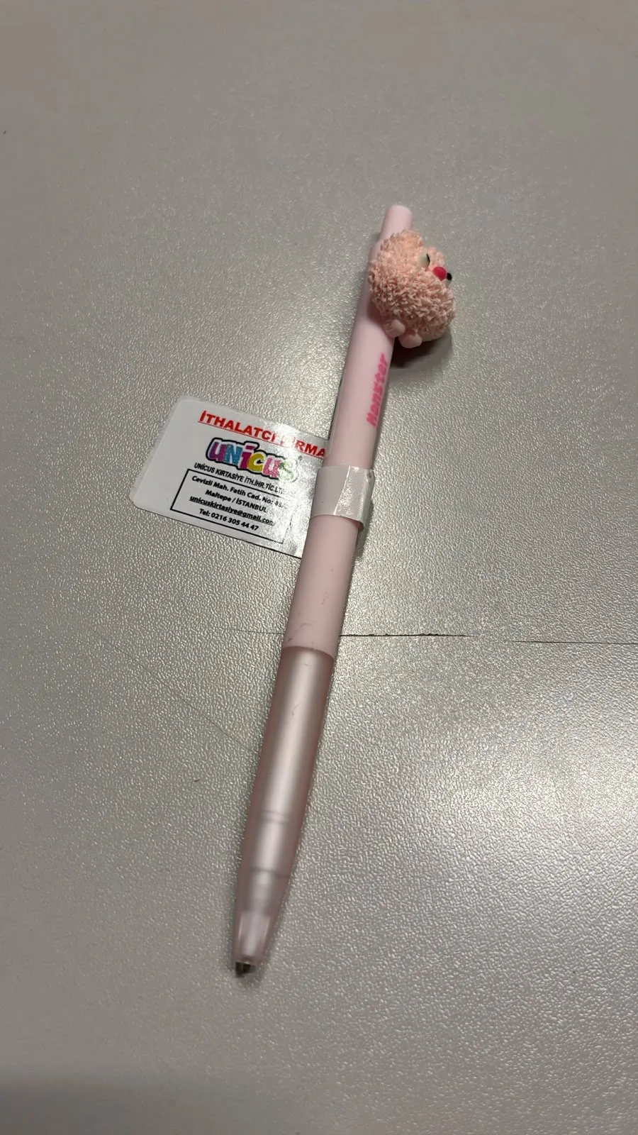 Unicus 0.7mm Monster Family Versatil Kalem Açık Pembe