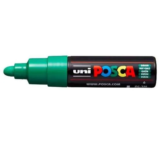 Uni Posca PC-7M Su Bazlı Markör 4.5-5.5 MM - Green