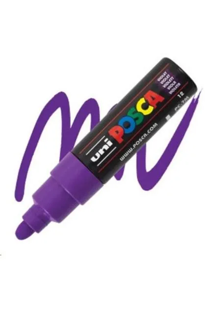 Uni Posca PC-7M Su Bazlı Markör 4.5-5.5 MM - Violet