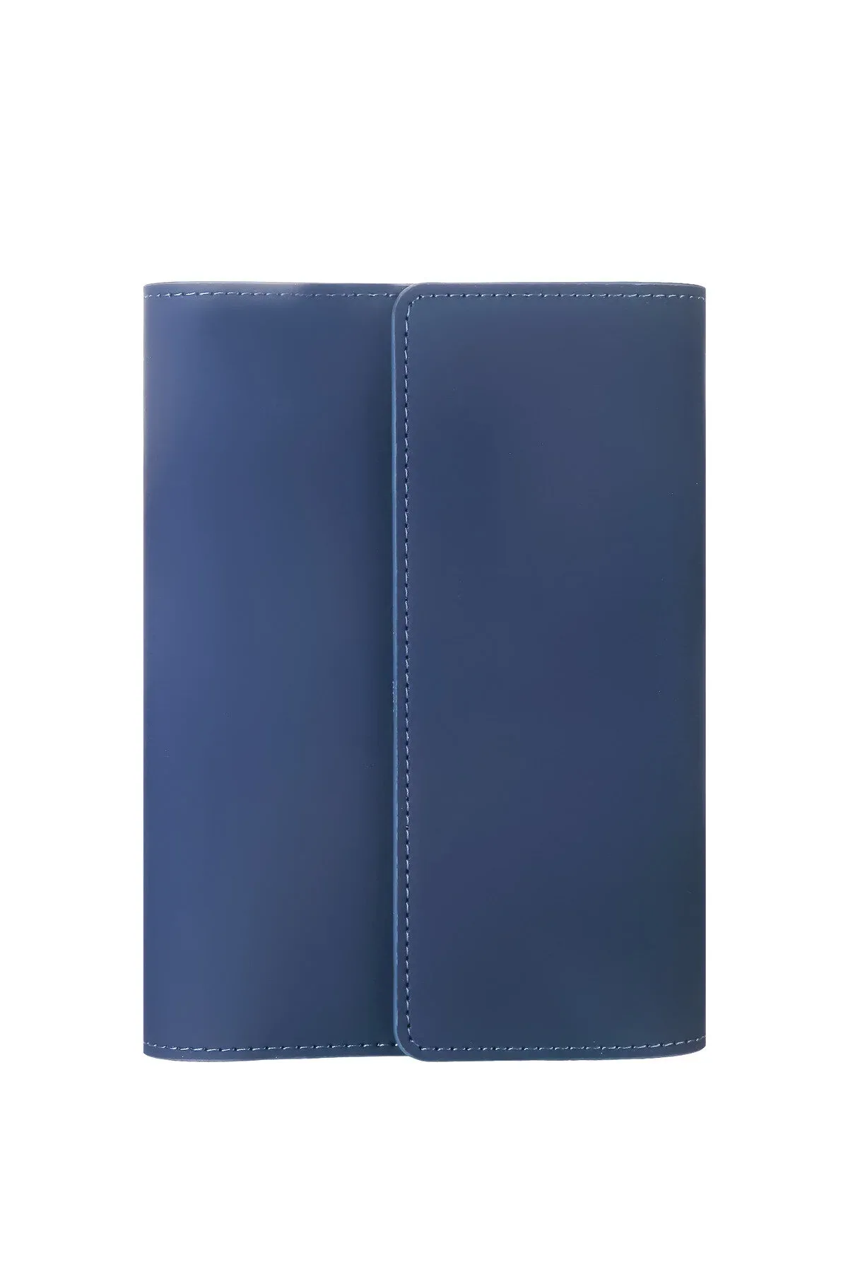 VJ Verse Vegan Deri Organizer Defter A6 Değişebilen İç 120 Yaprak Kutulu Mavi