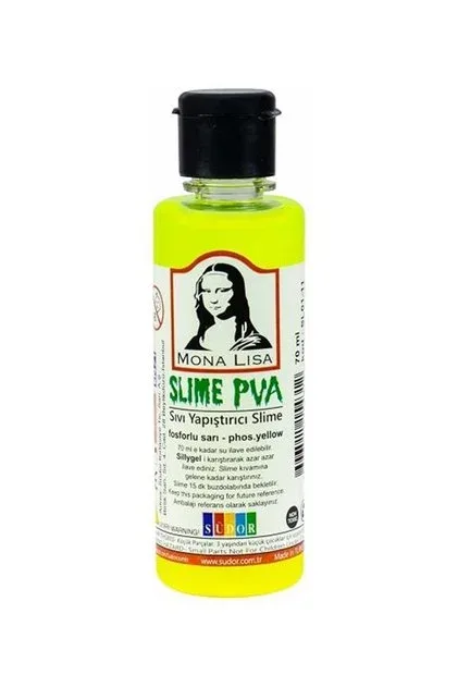Südor Slime Yapıştırıcı Fosforlu Sarı