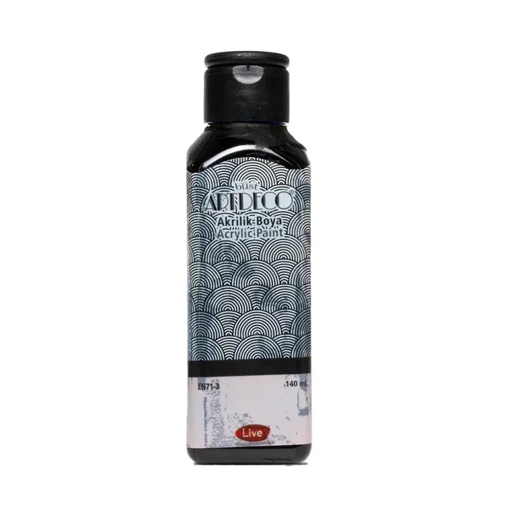 Artdeco Akrilik Boya 3618 Siyah 140ml