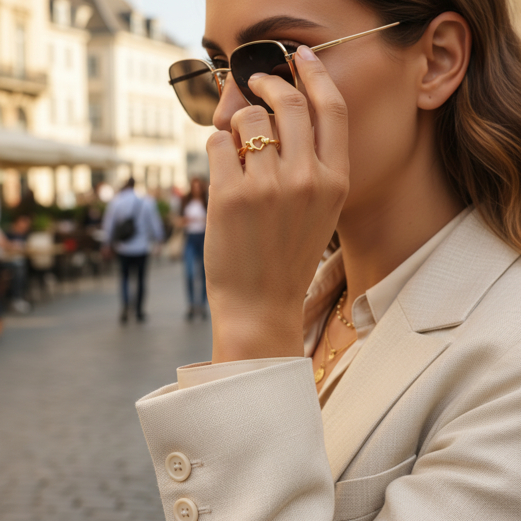 Heart Ring - alternate view