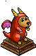 Lampara Perro Dragon Rojo