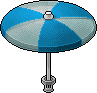 Parasol Azul