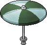 Parasol Verde Pino