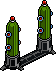 Puerta Laser Verde